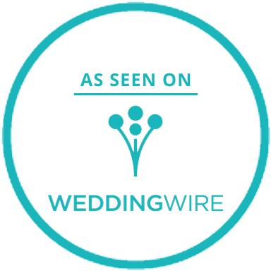 WeddingWire membership or listing badge
